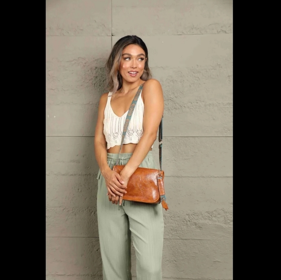 💥Boho Strap Vegan Leather Shoulder Purse - Picture 2 of 11